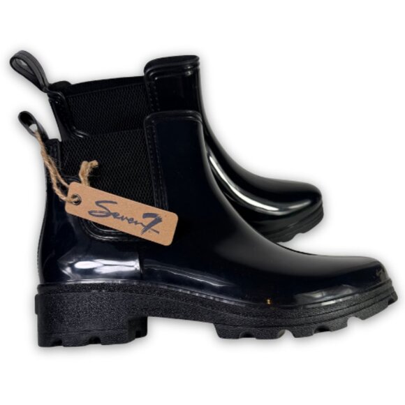 SEVEN7 Halifax Rain Bootie Black NWT Sz 11 - Picture 1 of 8
